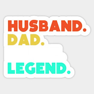 Husband.Dad.Nurse.Legend. Sticker